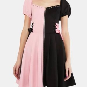 BRAND NEW DOLLS KILL DARLING DEBUTANTE FIT N' FLARE DRESS (unworn)